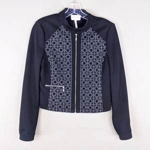 Laundry by Shelli Segal | Black Print Jacket - E76